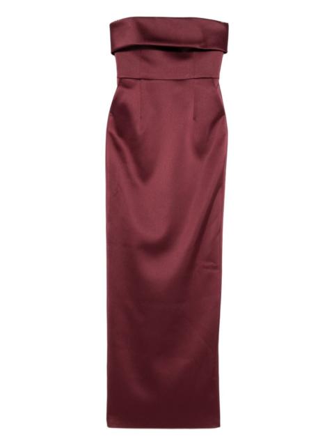 THE NEW ARRIVALS ILKYAZ OZEL Rhea strapless midi dress
