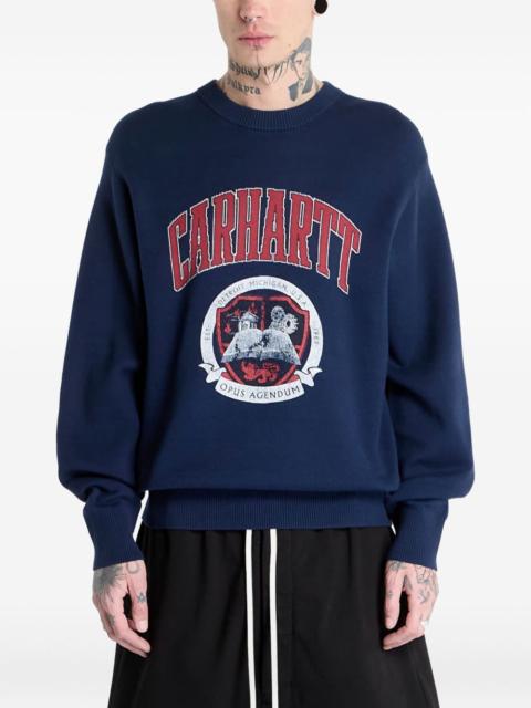 Carhartt college-logo sweater
