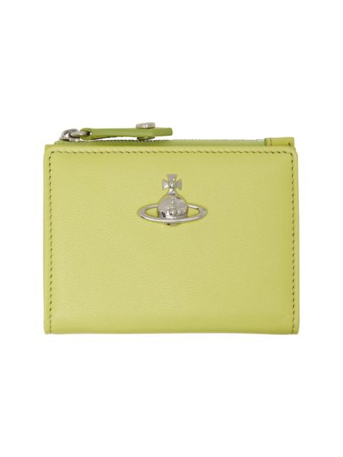Vivienne Westwood Green Slim Flap Card Holder
