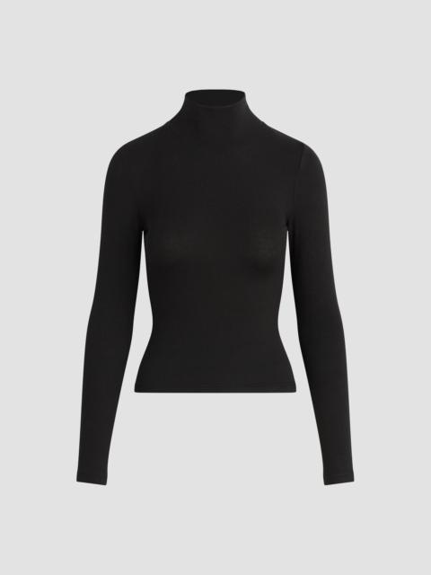 Favorite Daughter Women's Ribbed Turtleneck Top - Black