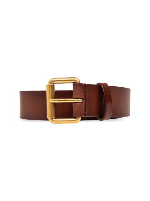 SAINT LAURENT buckle leather belt