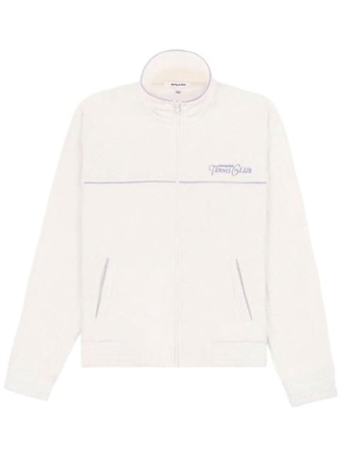 Sporty & Rich Rizzoli Tennis terry track jacket