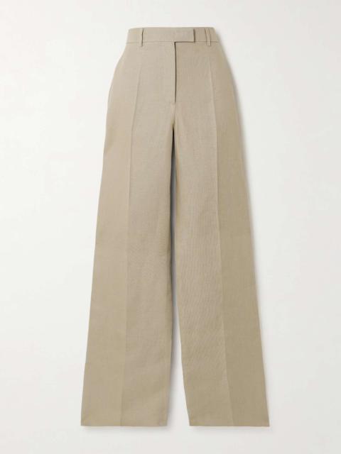 Valentino Linen wide-leg pants