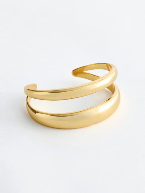 & Other Stories Cylindrical Cuff Bracelet