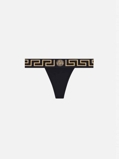 VERSACE Greca Border Thong