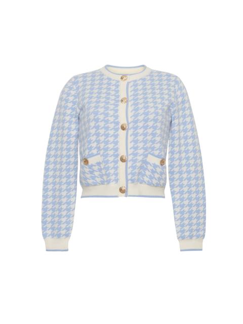 Cara Cara Priscilla Cardigan
Luxe Gold Snaps and Contrast Ivory Trims Elevate this Timeless Crewneck Style