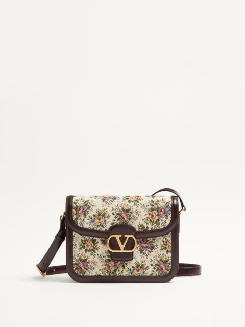 Valentino VALENTINO GARAVANI 9TO5 SHOULDER BAG IN PAPIER FLORAL JACQUARD FABRIC