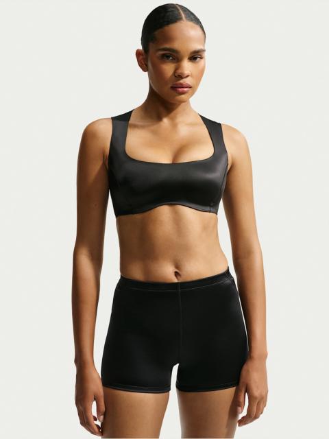 Nike NikeSKIMS Satin Shine Women's Open-Scoop Bra