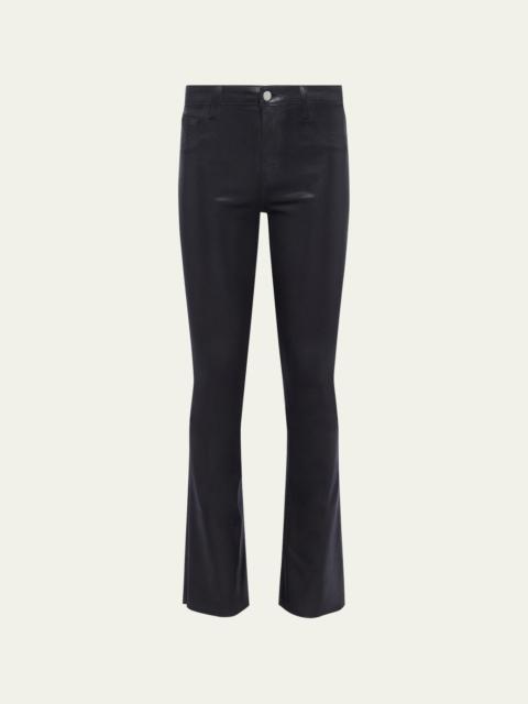 L'AGENCE Ruth High Rise Straight Raw Hem Jeans