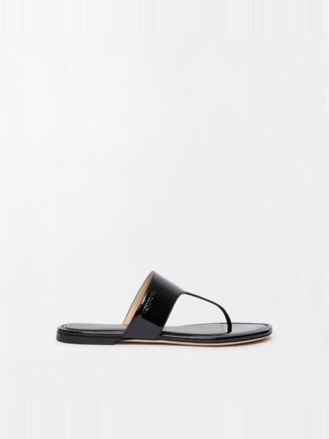 TOM FORD PATENT LEATHER LINA THONG SANDAL