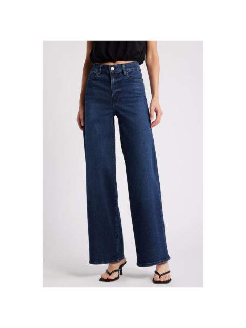 FRAME Le Slim Palazzo High Waist Wide Leg Jeans in Dante at Nordstrom