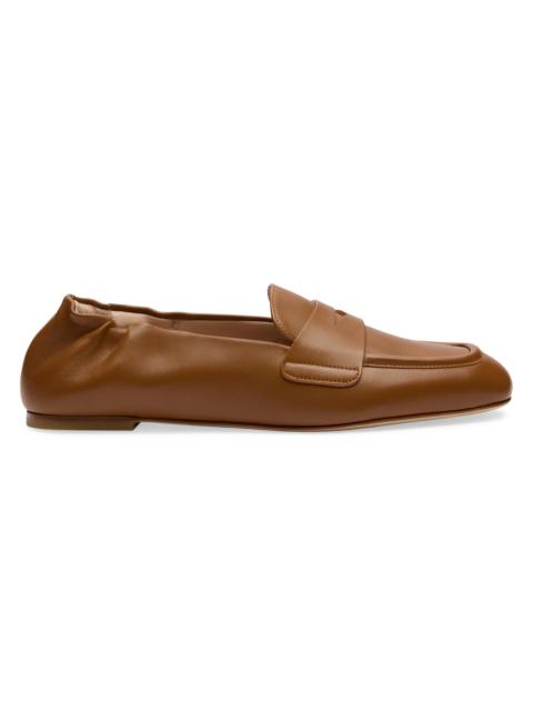 Stuart Weitzman Women's Bryant Leather Penny Loafers - Boho Tan
