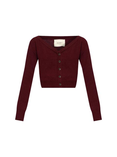 V-neck cardigan