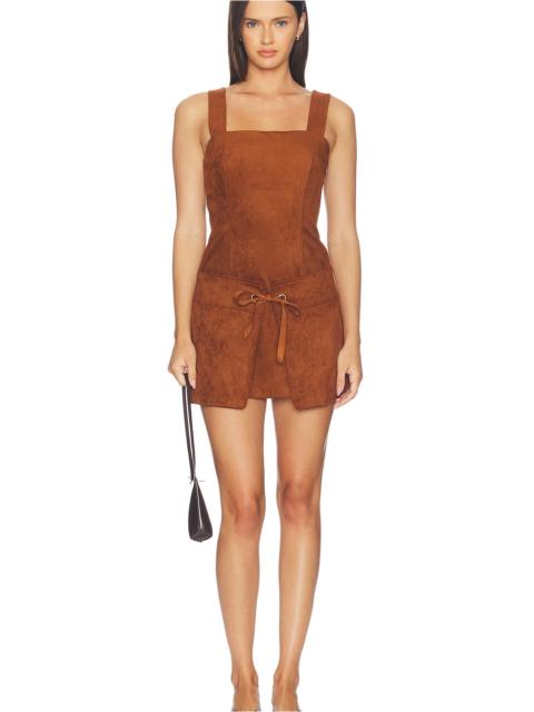 AMANDA UPRICHARD Robin Suede Romper
