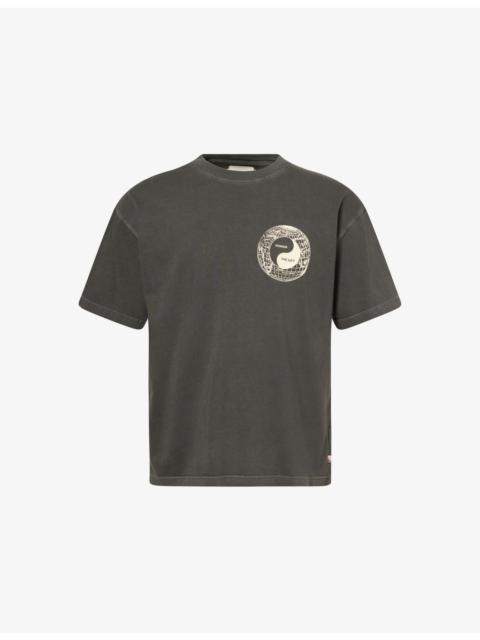 HONOR THE GIFT Breathe In Breathe Out Graphic-Print Cotton T-Shirt