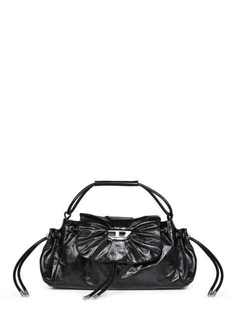 Diesel Black Scrunch-D top-handle bag