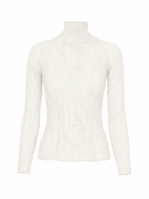 ISSEY MIYAKE CHIFFON TWIST BK/WT-56