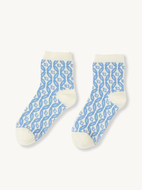 Sandro Double S jacquard socks