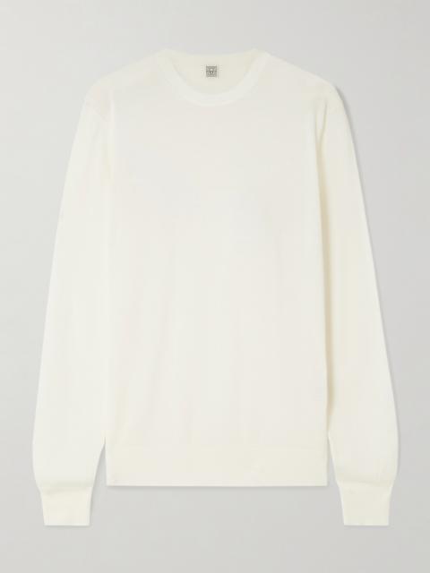 TOTEME Garderob Wool And Silk-blend Sweater
