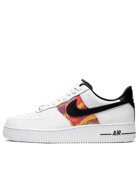Nike Nike 공기 힘 1 낮은 포도 수확 모자이크 백색