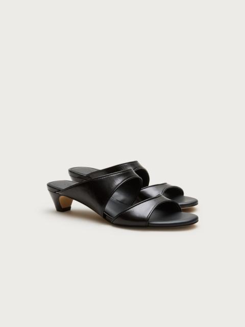 J.CREW Double-strap kitten heels in Italian leather