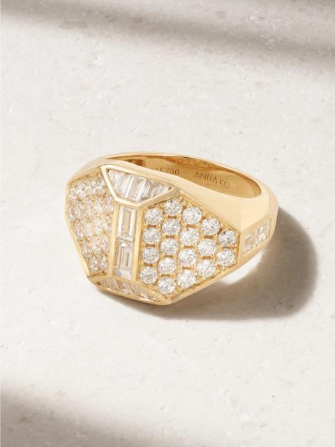 ANITA KO Hive 18-karat Gold Diamond Ring