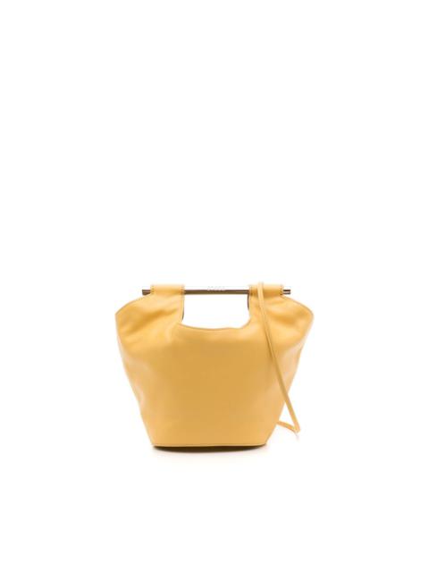 STAUD mini Mar leather tote bag