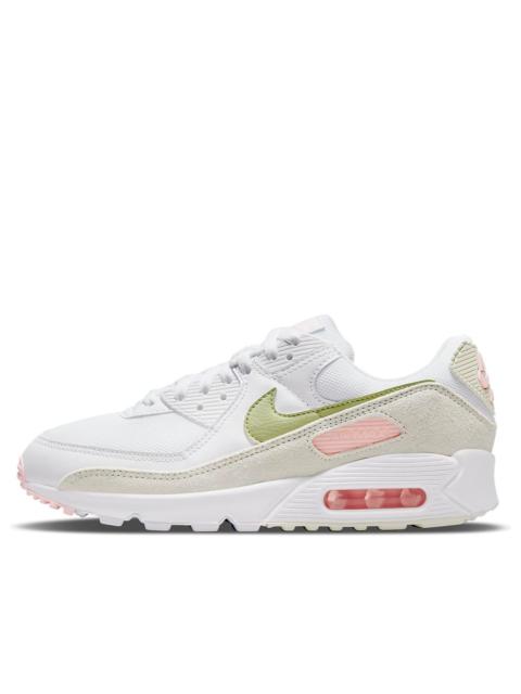 Nike (WMNS) Nike Air Max 90 'White Light Olive Pink' DM2874-100