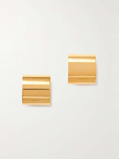 Julius small gold-tone earrings