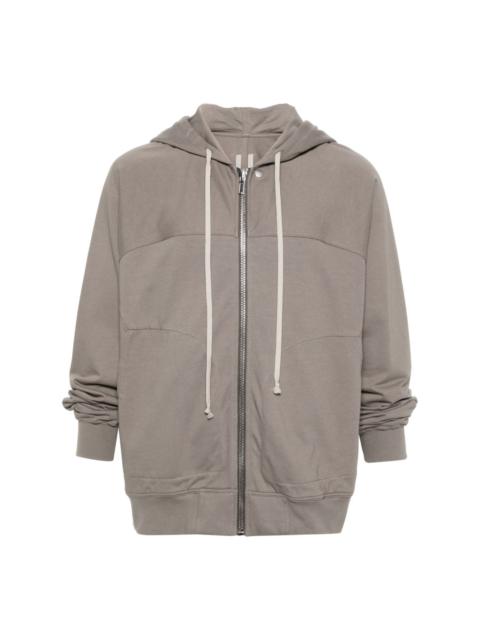 zip-up cotton hoodie