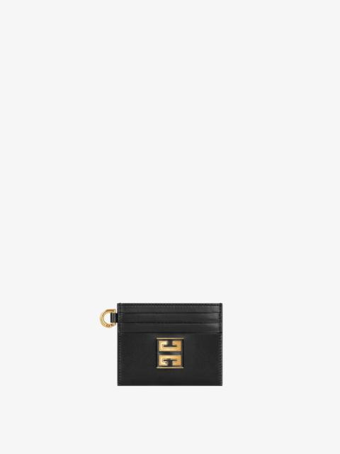 Givenchy 4G CARD HOLDER IN LEATHER