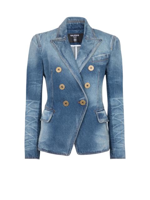 6-button denim jacket