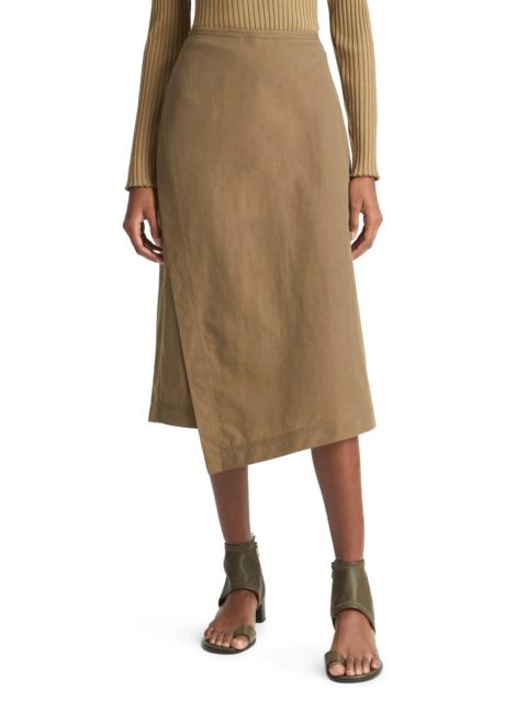 Utility Asymmetric Midi Skirt