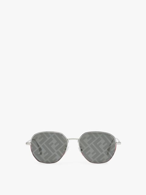 FENDI Palladium-colored sunglasses