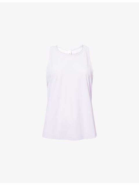 lululemon Ruched Racerback Flared Stretch-Woven Top