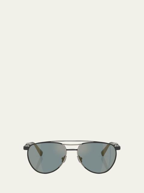 Brunello Cucinelli 0BC2007ST Aviator Titanium Sunglasses