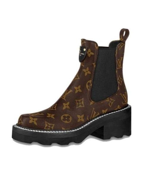 Louis Vuitton (WMNS) LOUIS VUITTON LV Beaubourg 발목 부츠 'Brown' 1A8QCI