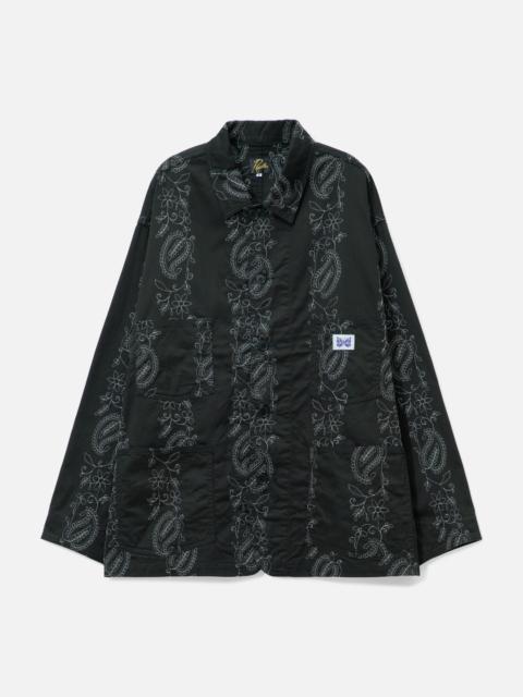 NEEDLES COVERALL - EMBROIDERED TWILL