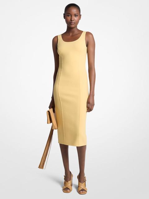 MICHAEL KORS COLLECTION Double Faced Stretch Wool Sheath Dress