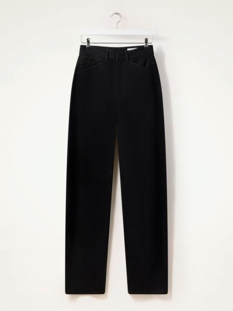 HIGH WAISTED CURVED PANTS