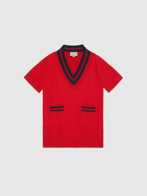 Gucci Interlocking G Wool Dress