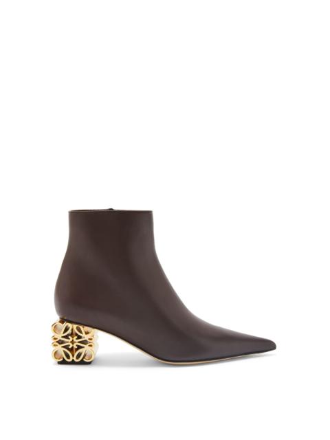 Loewe Anagram heel boot in calfskin
