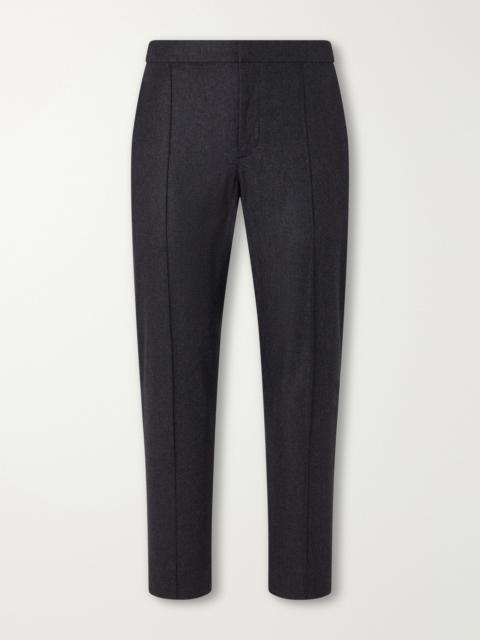ZEGNA Straight-Leg Wool, Cashmere and Silk-Blend Trousers