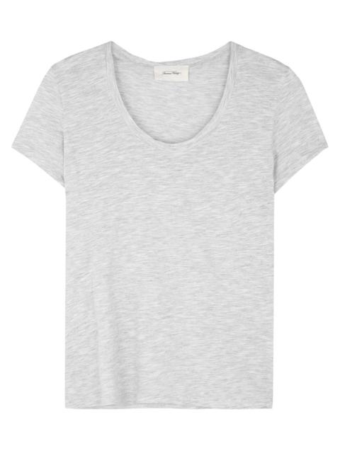 American Vintage Jacksonville slubbed cotton-blend T-shirt