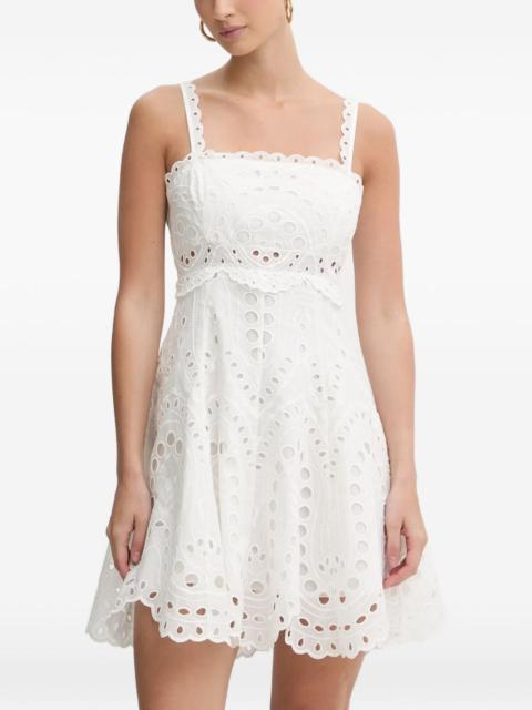 Charo Ruiz Zeph eyelet scallop dress