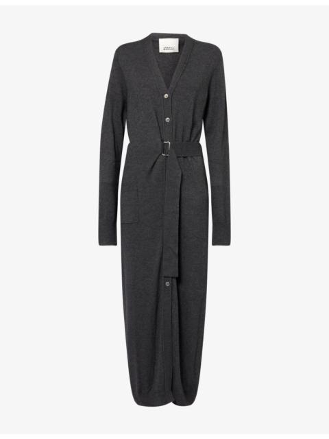 Isabel Marant Constance Robe Knitted Maxi Dress