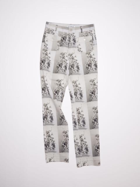Acne Studios Printed trousers - Grey