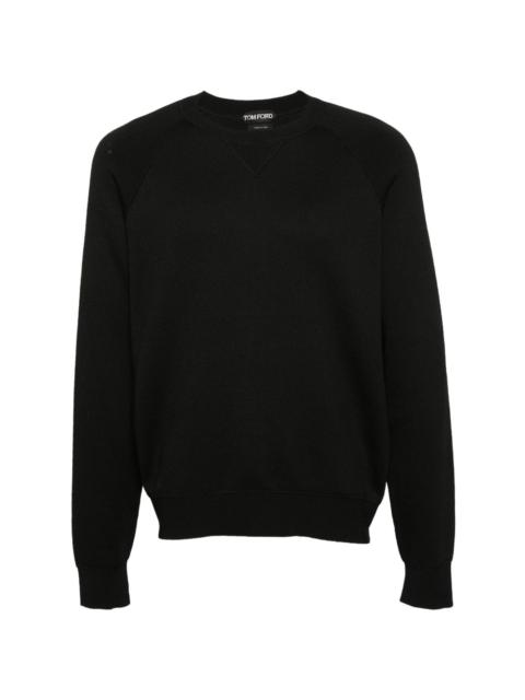 crew-neck long-sleeve jumper