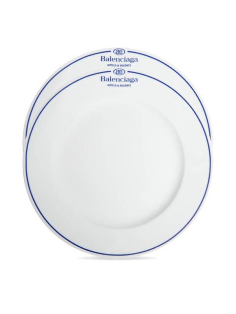 BALENCIAGA Big Plate in White