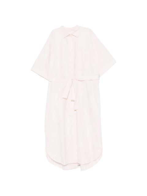 CASEY/CASEY belted button-front dress
